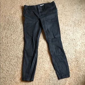Loft black cropped jeans
